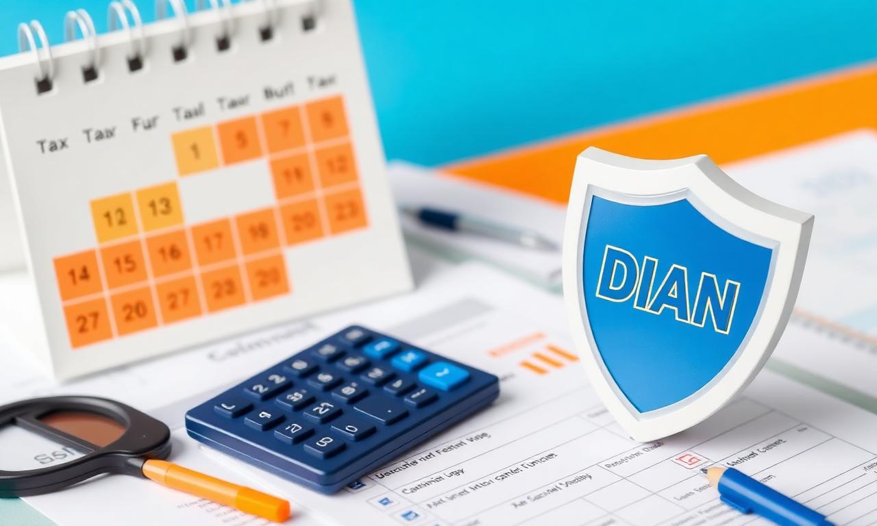 Calendario tributario con calculadora y escudo de protección frente a sanciones de la DIAN